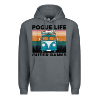 Rock pogue life outer banks retro vintage Premium Hoodie - artisFamous