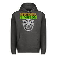 Charcoal Heather Sturgill Simpson De Oppresso Liber Premium Hoodie - artisFamous