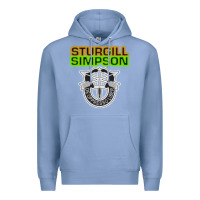 Colony Blue Sturgill Simpson De Oppresso Liber Premium Hoodie - artisFamous