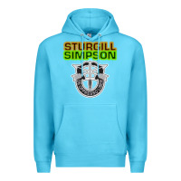 Ocean Blue Sturgill Simpson De Oppresso Liber Premium Hoodie - artisFamous