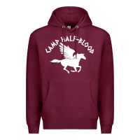 Burgundy camp half blood Premium Hoodie - artisFamous