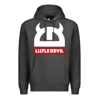 Charcoal Heather little devil Premium Hoodie - artisFamous