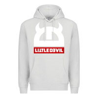 Dove Grey little devil Premium Hoodie - artisFamous