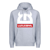 Heather Grey little devil Premium Hoodie - artisFamous