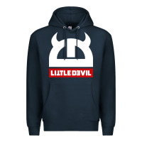 Navy little devil Premium Hoodie - artisFamous