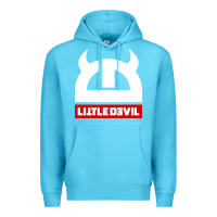 Ocean Blue little devil Premium Hoodie - artisFamous