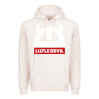 Pale Pink little devil Premium Hoodie - artisFamous