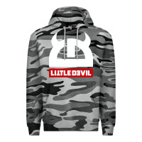 Slate Camo little devil Premium Hoodie - artisFamous