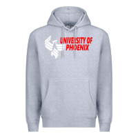 Heather Grey university of phoenix Premium Hoodie - artisFamous
