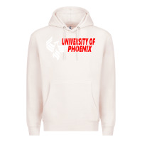 Pale Pink university of phoenix Premium Hoodie - artisFamous