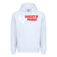 White university of phoenix Premium Hoodie - artisFamous