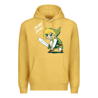 Antique Gold i’m not zelda Premium Hoodie - artisFamous