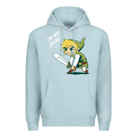 Blue Mist i’m not zelda Premium Hoodie - artisFamous