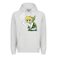 Dove Grey i’m not zelda Premium Hoodie - artisFamous
