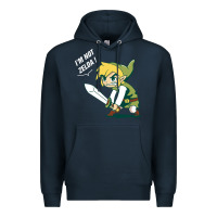 Navy i’m not zelda Premium Hoodie - artisFamous