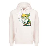 Pale Pink i’m not zelda Premium Hoodie - artisFamous
