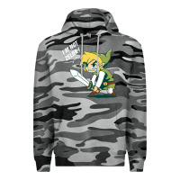 Slate Camo i’m not zelda Premium Hoodie - artisFamous