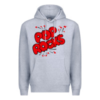 Heather Grey pop rocks Premium Hoodie - artisFamous