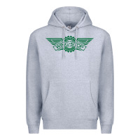 Heather Grey wingstop Premium Hoodie - artisFamous