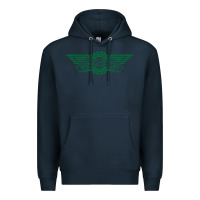 Navy wingstop Premium Hoodie - artisFamous