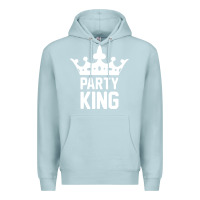 Blue Mist party king Premium Hoodie - artisFamous