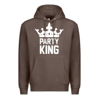 Coffee party king Premium Hoodie - artisFamous