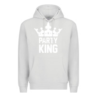 Dove Grey party king Premium Hoodie - artisFamous