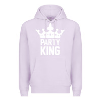 Lilac party king Premium Hoodie - artisFamous