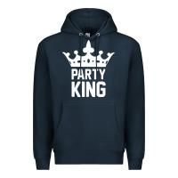 Navy party king Premium Hoodie - artisFamous