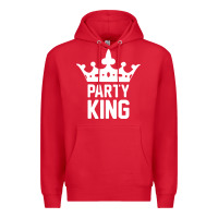 Red party king Premium Hoodie - artisFamous