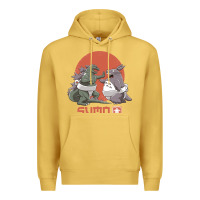 Antique Gold sumo pop Premium Hoodie - artisFamous