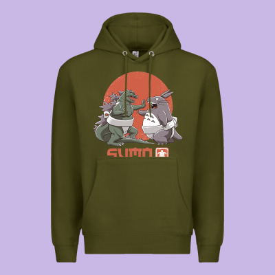 Sumo Pop Premium Hoodie Designed By Artisfamous