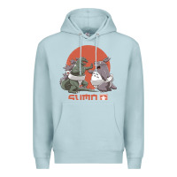 Blue Mist sumo pop Premium Hoodie - artisFamous