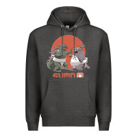 Charcoal Heather sumo pop Premium Hoodie - artisFamous