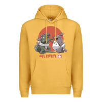 Mustard sumo pop Premium Hoodie - artisFamous