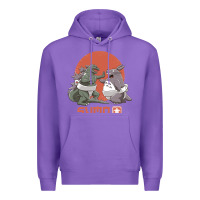Purple sumo pop Premium Hoodie - artisFamous