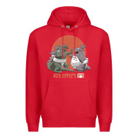 Red sumo pop Premium Hoodie - artisFamous