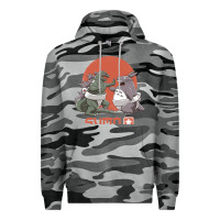 Slate Camo sumo pop Premium Hoodie - artisFamous