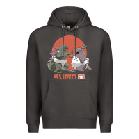 Smoke sumo pop Premium Hoodie - artisFamous