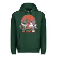 Sports Green sumo pop Premium Hoodie - artisFamous