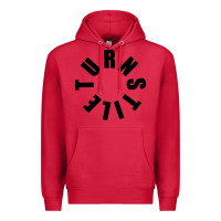 Cardinal TURNSTILE BLACK ON WHITE Premium Hoodie - artisFamous