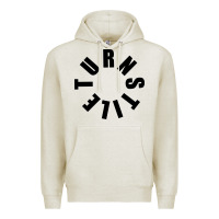 Oatmeal Heather TURNSTILE BLACK ON WHITE Premium Hoodie - artisFamous