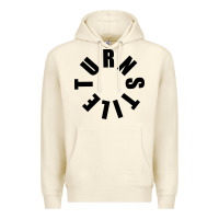 Sandshell TURNSTILE BLACK ON WHITE Premium Hoodie - artisFamous