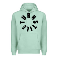 Seafoam TURNSTILE BLACK ON WHITE Premium Hoodie - artisFamous