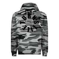 Slate Camo TURNSTILE BLACK ON WHITE Premium Hoodie - artisFamous