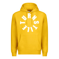 Lemon TURNSTILE WHITE ON BLACK. Premium Hoodie - artisFamous