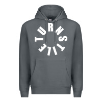 Rock TURNSTILE WHITE ON BLACK. Premium Hoodie - artisFamous