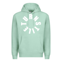 Seafoam TURNSTILE WHITE ON BLACK. Premium Hoodie - artisFamous
