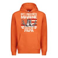 Carrot marine papa, gifts my favorite marine calls me pa pa military mother Premium Hoodie - artisFamous