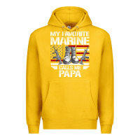 Lemon marine papa, gifts my favorite marine calls me pa pa military mother Premium Hoodie - artisFamous